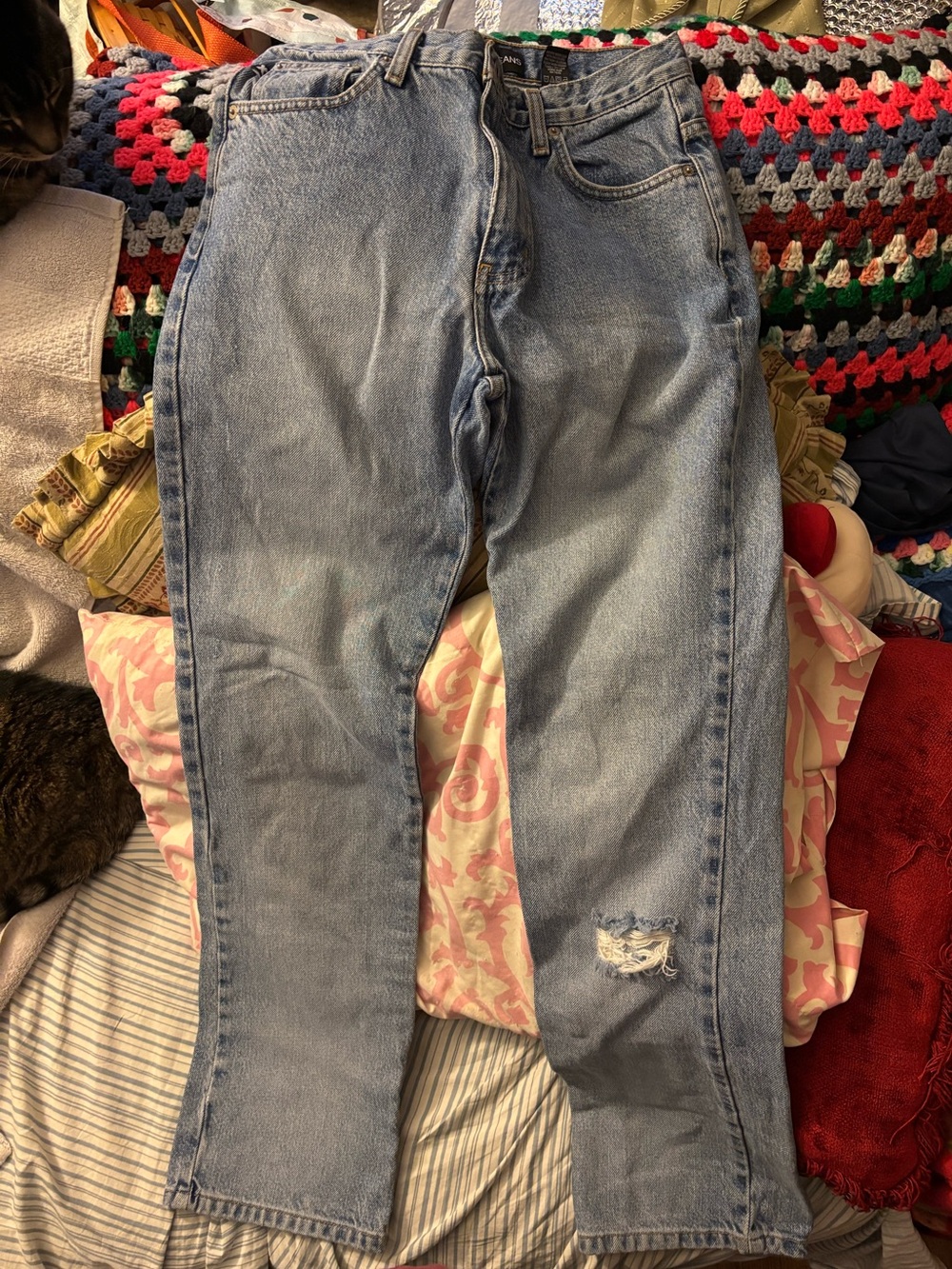 Vintage Jeans Bootcut 5/6L Distressed Knee